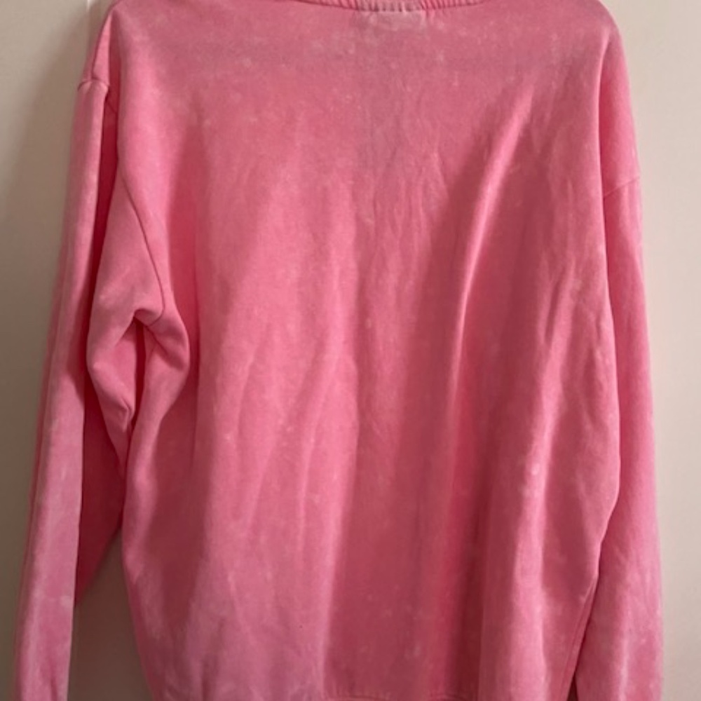 NEW pink Barbie sweatshirt ladies' size Large L. Official Barbie movie shirt NWT - Picture 8 of 8